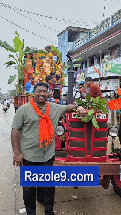 Razole Taluka Ganesh Nimajjanam